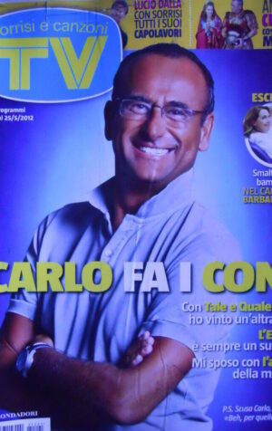 TV Sorrisi e Canzoni n°21 2012 Speciale Lucio Dalla - Ilaria D'Amico Kidman[D18]