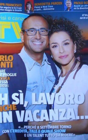 TV Sorrisi e Canzoni n°29 2013 Papa Francesco Benedetta Parodi Carlo Conti [D17]