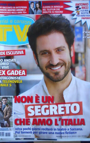 TV Sorrisi e Canzoni n°30 2014 Alex Gadea Celentano Claudia Mori Grignani [D18]