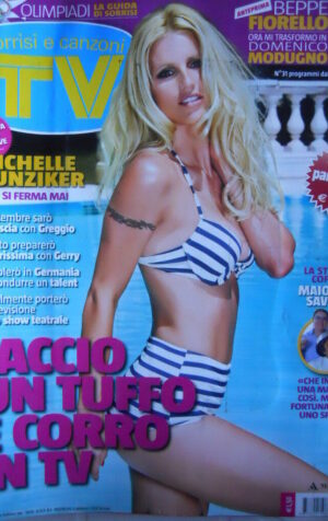TV Sorrisi e Canzoni n°31 2012 Michelle Hunziker Gianluca Grignani Pellegri[D20]