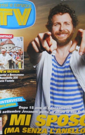 TV Sorrisi e Canzoni n°33 2008 Jovanotti - Madonna Ciccone  [D15]