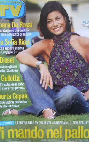 TV Sorrisi e Canzoni n°34 2004 Ilaria D'Amico Barbara De Rossi Elena Sofia [D10]