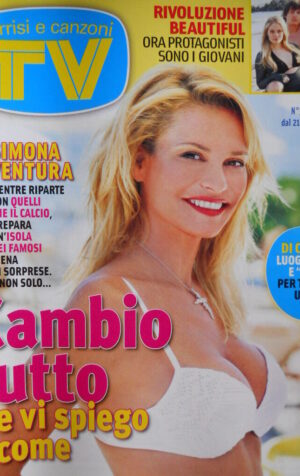 TV Sorrisi e Canzoni n°34 2010 Simona Ventura Noemi Walter Chiari [D22]