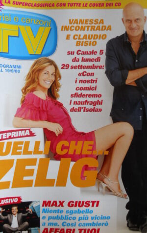 TV Sorrisi e Canzoni n°38 2008 Vanessa Incontrada Bisio  MIss Italia [D15]