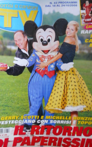 TV Sorrisi e Canzoni n°43 2008 Speciale Raffaella Carrà - Michelle hunziker[D15]