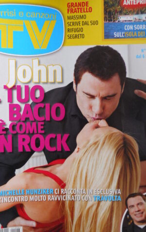 TV Sorrisi e Canzoni n°6 2010 John Travolta Michelle Hunziker  [D22]