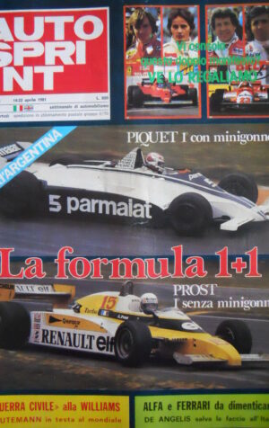 Autosprint n°16 1981 NelsoN Piquet Alain Prost  [P12]