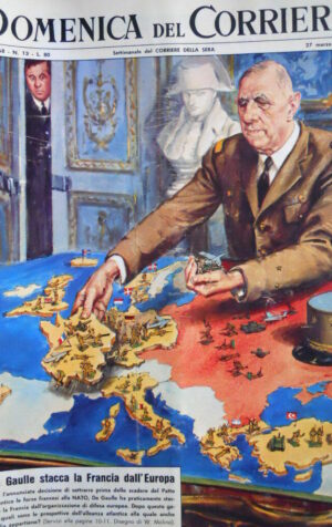 Domenica Del Corriere n°13 1966 De Gaulle - Speciale Faccetta Nera Hellasie[D23]