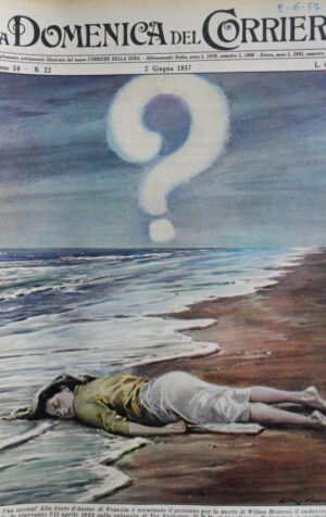 Domenica Del Corriere n°22 1957 Dopo RIBOT Enrico Camici su BRAQUE [D23]