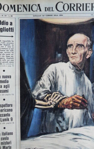Domenica Del Corriere n°24 1966 Morte Achille Dogliotti - Italiani anni 30 [D23]