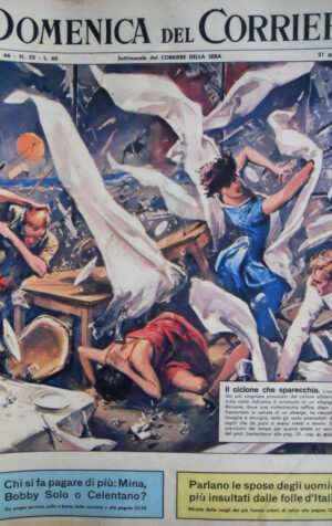 Domenica Del Corriere n°25 1964 San Nicola Imbuto - Celentano Mina Pavone [D23]