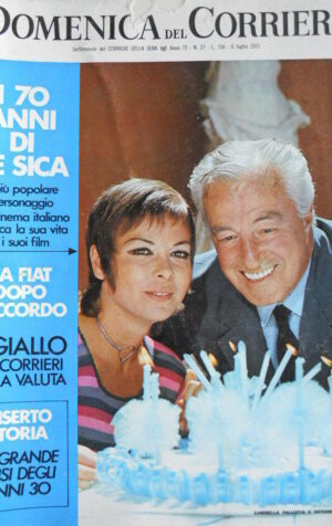 Domenica Del Corriere n°27 1971 Vittorio De Sica speciale story  [D24]