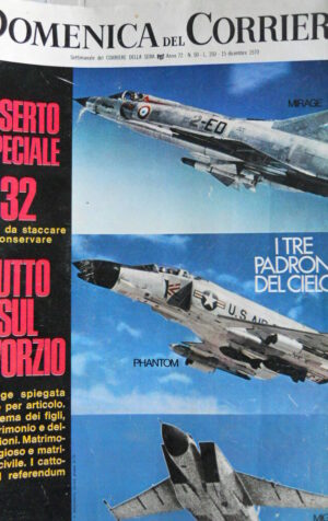 Domenica Del Corriere n°50 1970 Gigi Riva - con inserto sul Divorzio  [D24]