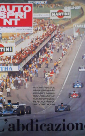 Autosprint n°33-34 1973 Gp Austria Peterson Hulme Fittipaldi  [P47]
