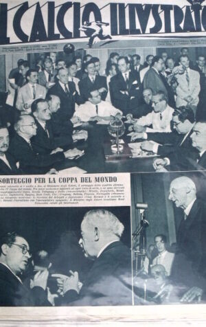 IL Calcio Illustrato 01/06/1950 Milan Roma 6-2 - Amadei Meazza biografia [GS35]