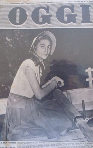 OGGI n°37 1950 Anna Maria Pietrangeli Concorso di Miss Italia 1950 [GS27]