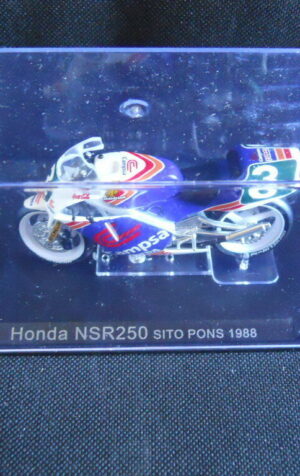 Die Cast Model Moto 1:24 HONDA NSR 250 Sito Pons 1988 [N3-98 ]