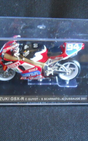 Die Cast Model Moto 1:24 SUZUKI GSX-R C. Guyot S. Scarnato Dussauge 2005 [N3-51]
