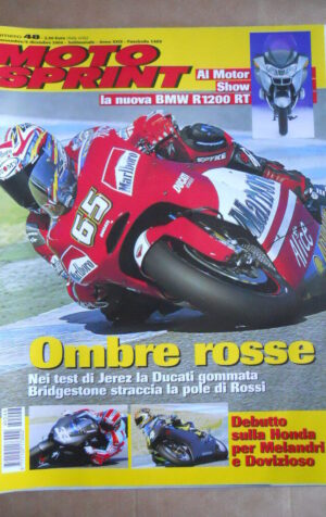 MOTOSPRINT n°48 2004 Test Ducati Monster S2R Prova Honda CRF 450R  [P48]