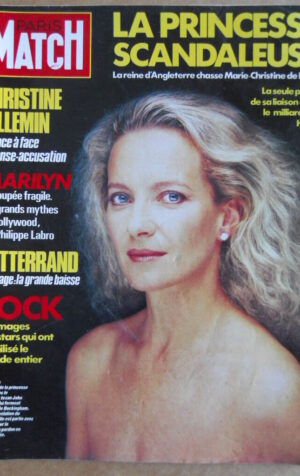 PARIS MATCH n°1887 1985  Michel Platini Myriam Bru Maria Cristina de KENT  [C71]