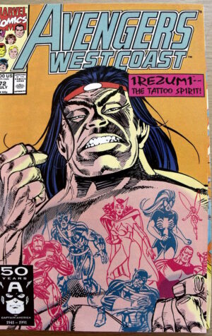 AVENGERS WEST COAST n°72 1991 ed. Marvel Comics   [SA13]