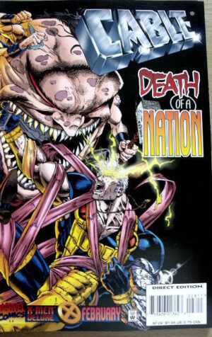 CABLE n°28 1996 Death of a Nation  Marvel Comics   [SA16]