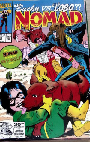 NOMAD n°10 1992 KID Buckey vs Club LOBO Marvel Comics   [SA16]
