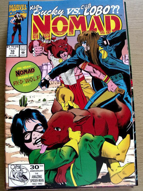 NOMAD n°10 1992 KID Buckey vs Club LOBO Marvel Comics   [SA16]