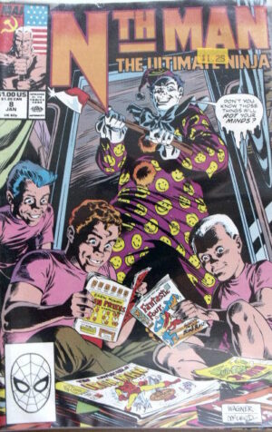 NTH MAN The Ultimate Ninja n°8 1989 Marvel Comics   [SA17]