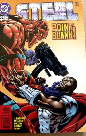 STEEL n°24 1996 Point Blank ! DC Comics   [SA14]