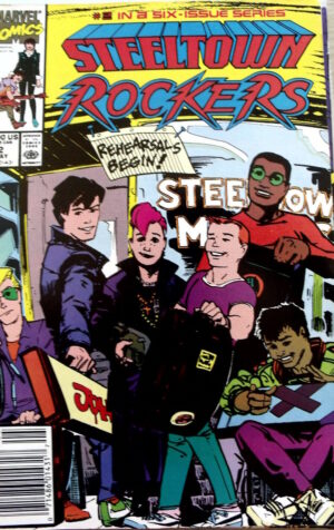 STEELTOWN ROCKERS n°2 1990 ed. Marvel Comics   [SA13]