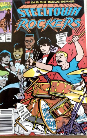 STEELTOWN ROCKERS n°5 1990 ed. Marvel Comics   [SA13]