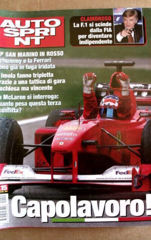 AUTOSPRINT n°15 2000 Gp San Marino Mc Laren   [P56]