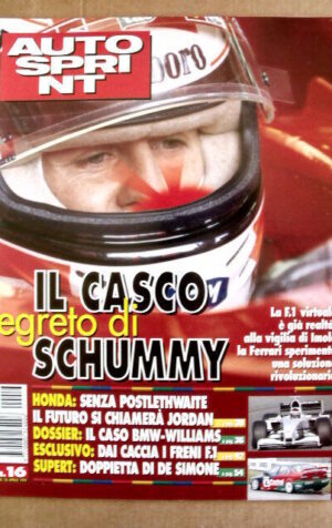 AUTOSPRINT n°16 1999 Michael Schumacher -  De Simone BMW   [P59]