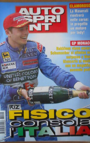 AUTOSPRINT n°22 1998  Giancarlo Fisichella - Mika Hakkinen Schumacher  [P66]