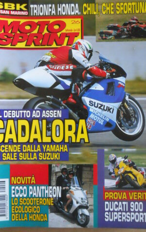 MOTOSPRINT n°26 1998  Test Ducati 900 supersport - Honda Pantheon 125   [P72]