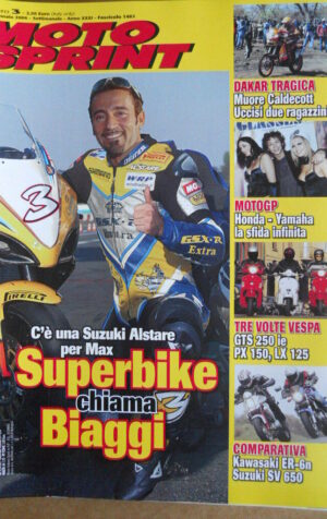 MOTOSPRINT n°3 2006 Test Kawasaki ER-6N Suzuki SV 650 - Morte Caldecott  [P71]