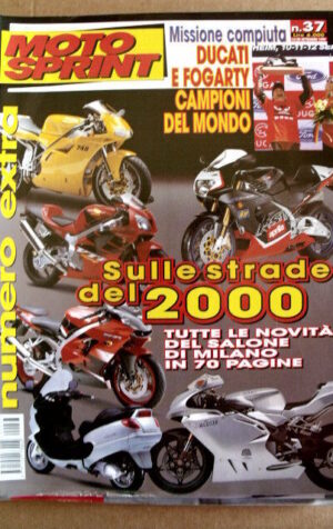 MOTOSPRINT n°37 1999 Numero Speciale Novità Salone di Milano 2000    [P59]