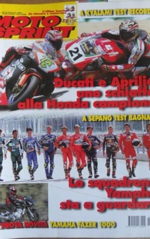 MOTOSPRINT n°6 2001 con inserto RARO fumetti JOE BAR    [P72]
