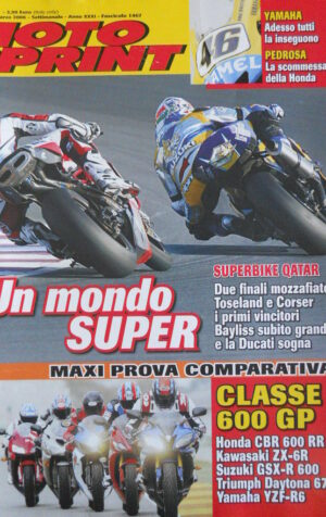 MOTOSPRINT n°9 2006  Honda CBR 600 RR Kawasaki ZX-6R Suzuki GSX-R 600 [P72]