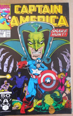 Captain America n°382 1990 Marvel Comics    [SA20]