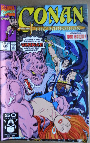 CONAN The Barbarian n°245 1991 Marvel Comics   [SA20]