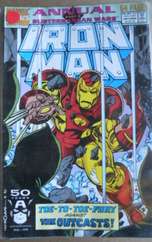 IRON MAN n°12 1991 - ANNUAL 64 Pages  Marvel Comics   [SA22]