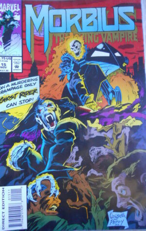 MORBIUS The Living Vampire n°15 1993 Marvel Comics   [SA22]