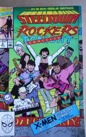 STEEL TOWN ROCKERS n°6 1990  Marvel Comics   [SA21]