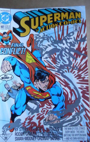 SUPERMAN in Action Comics n°667 1991 DC Comics   [SA21]