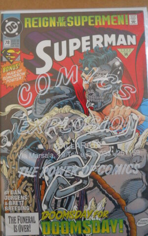 SUPERMAN n°78 1993 DC Comics    [SA24]