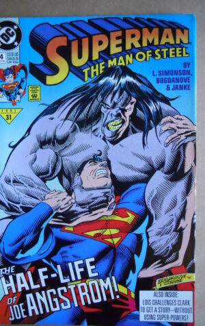 SUPERMAN The Man of Steel 4 1991 DC Comics  [SA20]