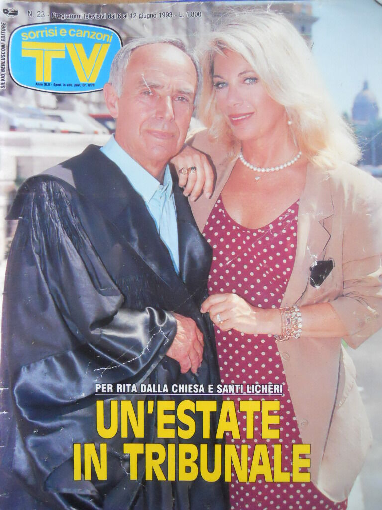 TV Sorrisi e Canzoni n°23 1993 Patrizia Rossetti Castagna Rita Dalla Chiesa [D38