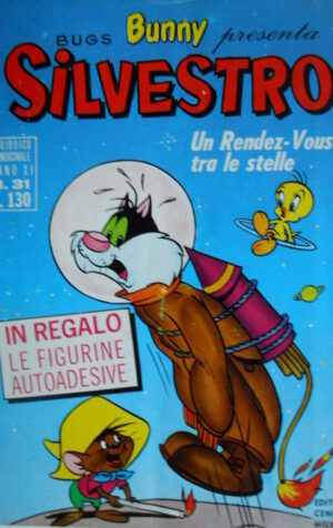Bugs Bunny presenta SILVESTRO n?31 1970 edizioni Cenisio    [G287] con Figurine